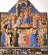 Fra Angelico The Coronation of the Virgin (mk05) Sweden oil painting artist